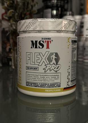 Комплекс для суглобів і зв’язок з колагеном mst flex pro 300 г ананас нова посилена формула