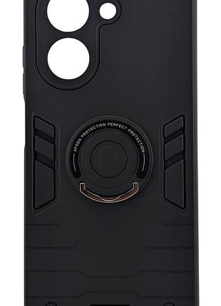 Чохол spgen ring для xiaomi redmi a5 eu (код модели 25028rn03y) протиударний з підставкою кільце чорний