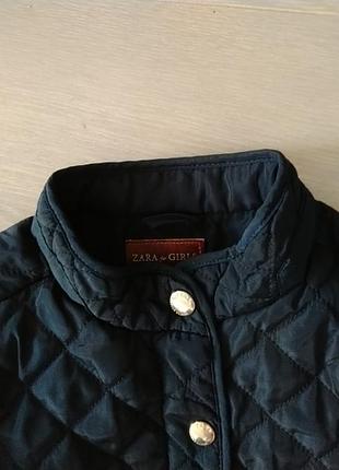 Стьобана куртка для дівчинки zara 3