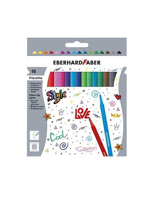 Набір фломастерів 1 мм 16 шт eberhard faber