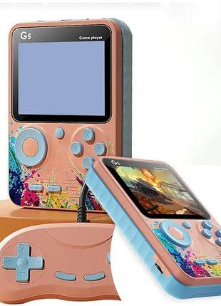 Портативная игровая ретро - консоль с джойстиком, 500 встроенных 8-битных игр g5s
