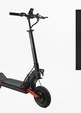 Электросамокат best scooter jr-31215, двухколесный, мотор 2*1000 вт, аккумулятор 60v18ah, надувные 10" колеса