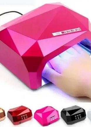 Лампа для ногтей beauty nail ccf и led, уф лампа для маникюра, цвет уточняйте