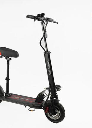 Электросамокат компактный best scooter bs-10588, с сидением, литиевый аккумулятор 48v13ah, двигатель 800w