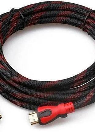 Кабель hdmi - hdmi, 5m, шнур для передачи видео сигнала, hight speed cable, шнур hdmi-hdmi,