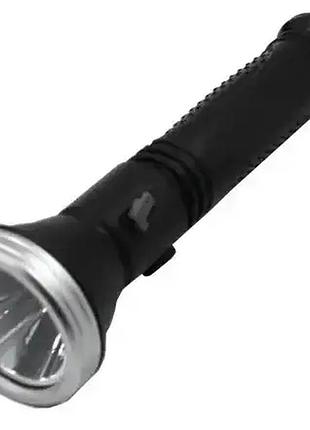Фонарик ручной на аккумуляторе тактический с usb-microusb зарядкой в металлическом корпусе bl ynb 1646