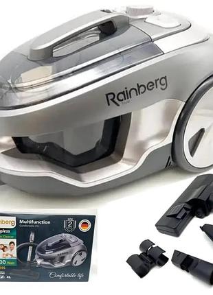 Пылесос без мешка с контейнером 4200вт rainberg rb-659s для сухой уборки