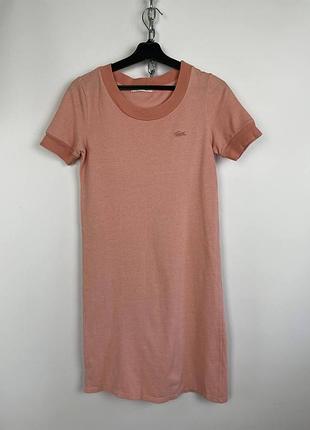 Женское летнее легкое платье-футболка, удлиненная футболка lacoste 36