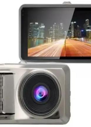 Авто видеорегистратор dvr e26, с креплением на лобовое стекло и двойной линзой
