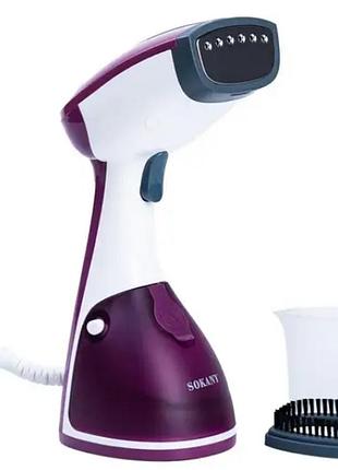 Отпариватель ручной sokany aj-2205 многофункциональный, компактный и легкий, съемный резервуар для воды