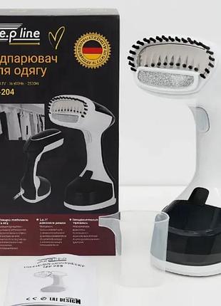 Вертикальный ручной отпариватель zepline zp-204, многофункциональный, 2500вт, быстрый нагрев, цвет черный