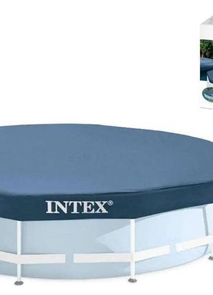 Intex тент 28031 для каркасного бассейна, d=366 см, в коробке, созданный из высококачественного пвх
