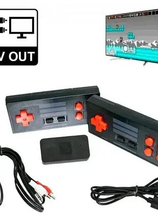 Игровая приставка консоль с двумя беспроводными джойстиками, 620 встроенных игор, extreme mini d600