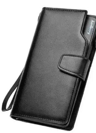 Гаманець-портмоне чоловічий чорний baellerry 1063, black