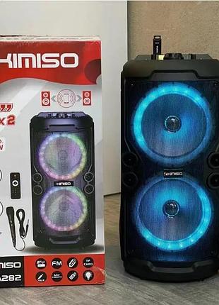 Колонка портативна, акустична з bluetooth з мікрофоном kimiso qs-a282