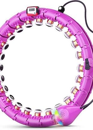 Хулахуп zicis hula hoop cerceau 90 см, обруч для упражнений и выступлений, 8 мягких секций