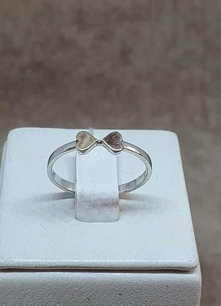Серебряное кольцо с позолотой. 12036р 17,5