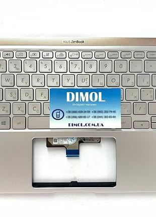 Передняя панель asus zenbook 14 ux433, ux433fn, ux433f, u4300f icicle silver