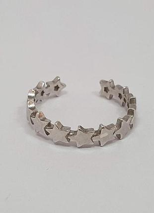 Серебряное кольцо звезды. 81698 16,5