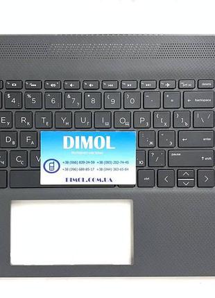 Передняя панель hp 15t-dy, 15-dy, 15-ef, 15z-ef, 15s-eq, 15s-fq, 15s-er, 15s-fr серый