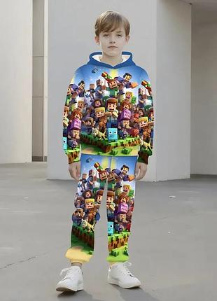 Minecraft костюм 2в1 3d малюнок