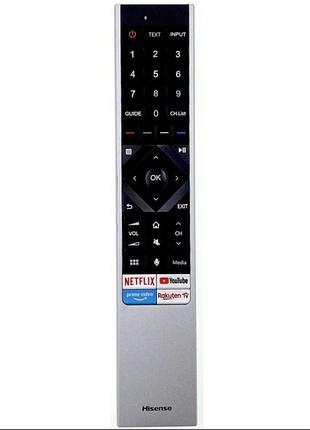 Пульт для телевизора hisense f3a 72 fhd оригинал с работающим микрофоном (voice control) smart tv