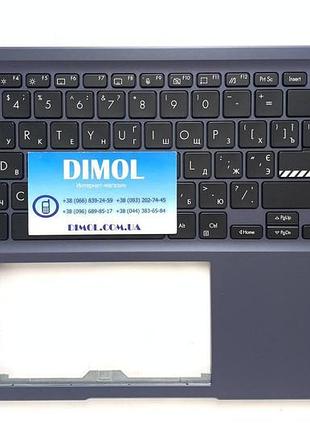 Передняя панель asus vivobook 15x oled x1503, x1503z, x1503za quiet blue