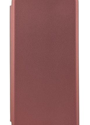 Чехол книжка premium для xiaomi redmi a5 eu (код модели 25028rn03y) на магните с подставкой бордовый