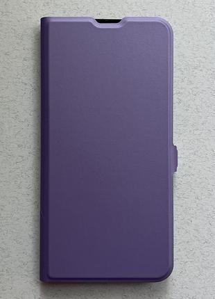 Samsung galaxy a55 чехол-книжка wave flap case light purple фиолетовый эко кожа слоты для карт