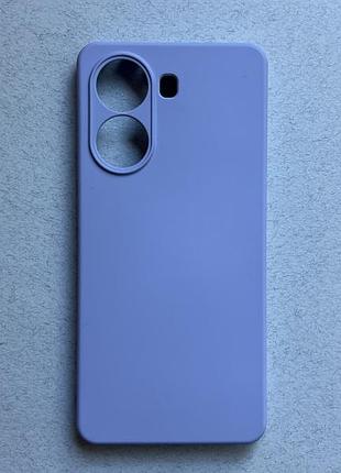 Xiaomi poco x7 pro чехол wave colorful case (tpu) силиконовый светло-фиолетовый накладка панель бампер