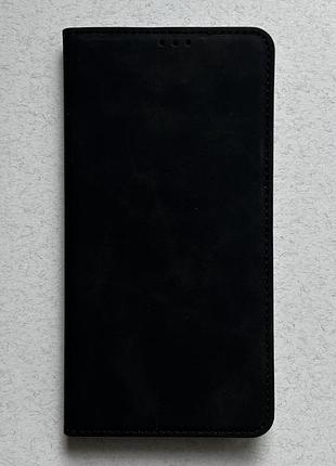 Apple iphone 12 pro max чехол-книжка чёрный, качественная искусственная кожа, слоты для кредитных карт