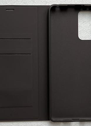 Xiaomi redmi note 10 pro чехол-книжка wave чёрный, высококачественная искусственная кожа, слоты для карт