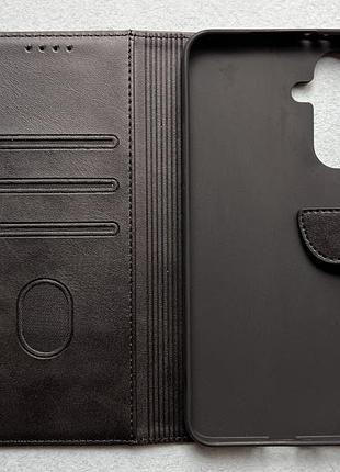 Samsung galaxy a36 чохол-книжка wave fold case чорний високоякісна штучна шкіра слоти для карт