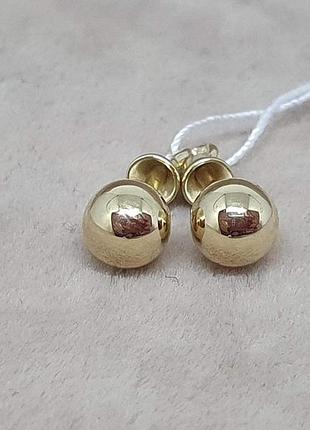 Золоті сережки-пуссети. 580055м