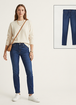 Джинсы женские нм skinny low jeans
