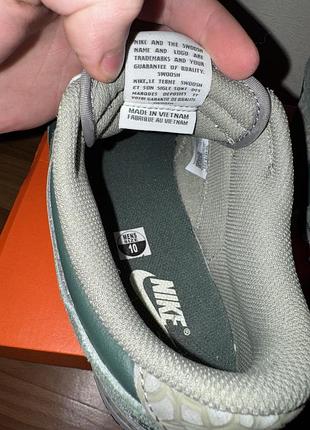 Nike dunk low crocodile green оригінал, стан-новий 4