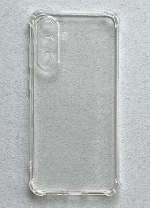 Samsung galaxy a56 чохол - накладка (бампер) прозорий силіконовий тонкий