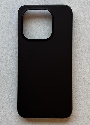 Xiaomi 15t чехол (бампер, накладка) черный, матовый, пластик