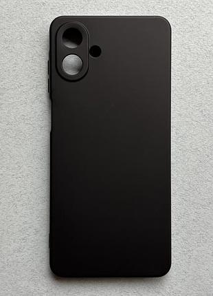 Samsung galaxy a07 чехол wave colorful case tpu силиконовый противоударный чёрный накладка панель бампер