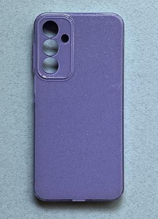 Samsung galaxy a16 чохол wave twinkle purple case tpu силіконовий фіолетовий блискучий накладка панель