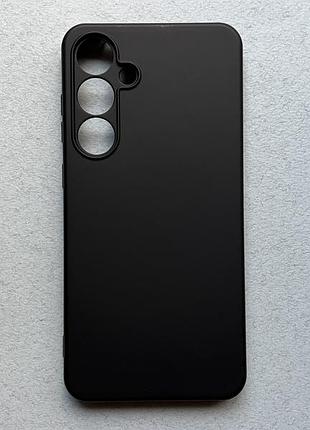 Samsung galaxy s24 fe чехол wave colorful case tpu силиконовый противоударный чёрный накладка панель бампер