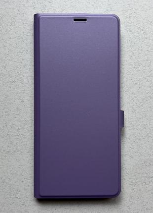 Xiaomi redmi 14c 4g чехол-книжка wave flap purple фиолетовый, высококачественная эко кожа, слоты для карт