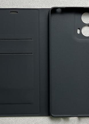 Motorola moto e14 чехол-книжка wave flap case чёрный высококачественная искусственная кожа слоты для карт