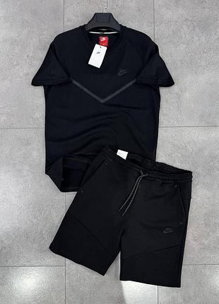 Летний комплект nike tech fleece/комплект найк теч флис