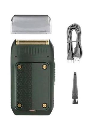 Електробритва акумуляторна vgr v-353 чорна top shop ua_