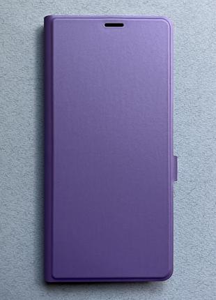 Samsung galaxy a06 5g чехол-книжка wave flap case light purple фиолетовый эко кожа слоты для карт