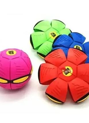 Мяч трансформер flat ball disk с led подсветкой top shop ua_
