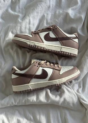 Кроссовки nike sb dunk low beige white diffused taupe