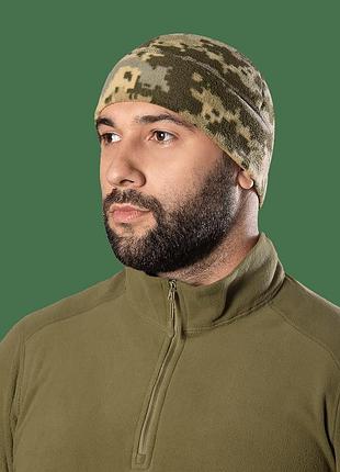 Шапка флисовая для военных beanie 2.0 fleece 260 пиксель 58