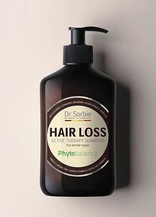 Професійний шампунь проти випадіння та для росту волосся dr. sorbie hair loss therapy 400 мл